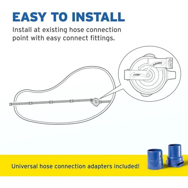 علبة صائد أوراق تنظيف حوض السباحة الأوتوماتيكية من زودياك الإعصارية