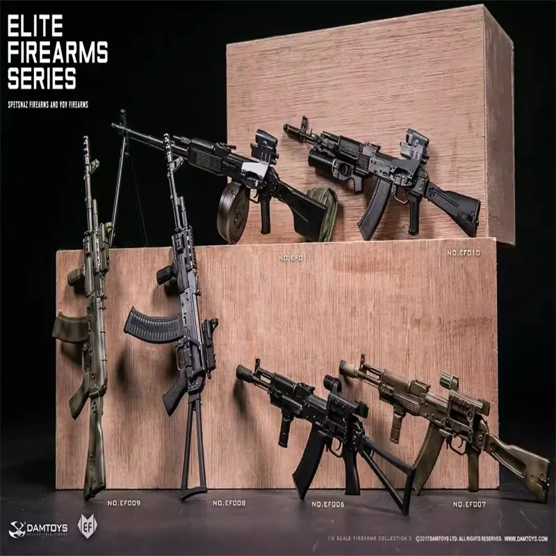 

DAMTOYS EF006 1/6 Elite Weapon AK Guns Plastics Model Toy Fit 12'' Action Figure Soldier In Stock