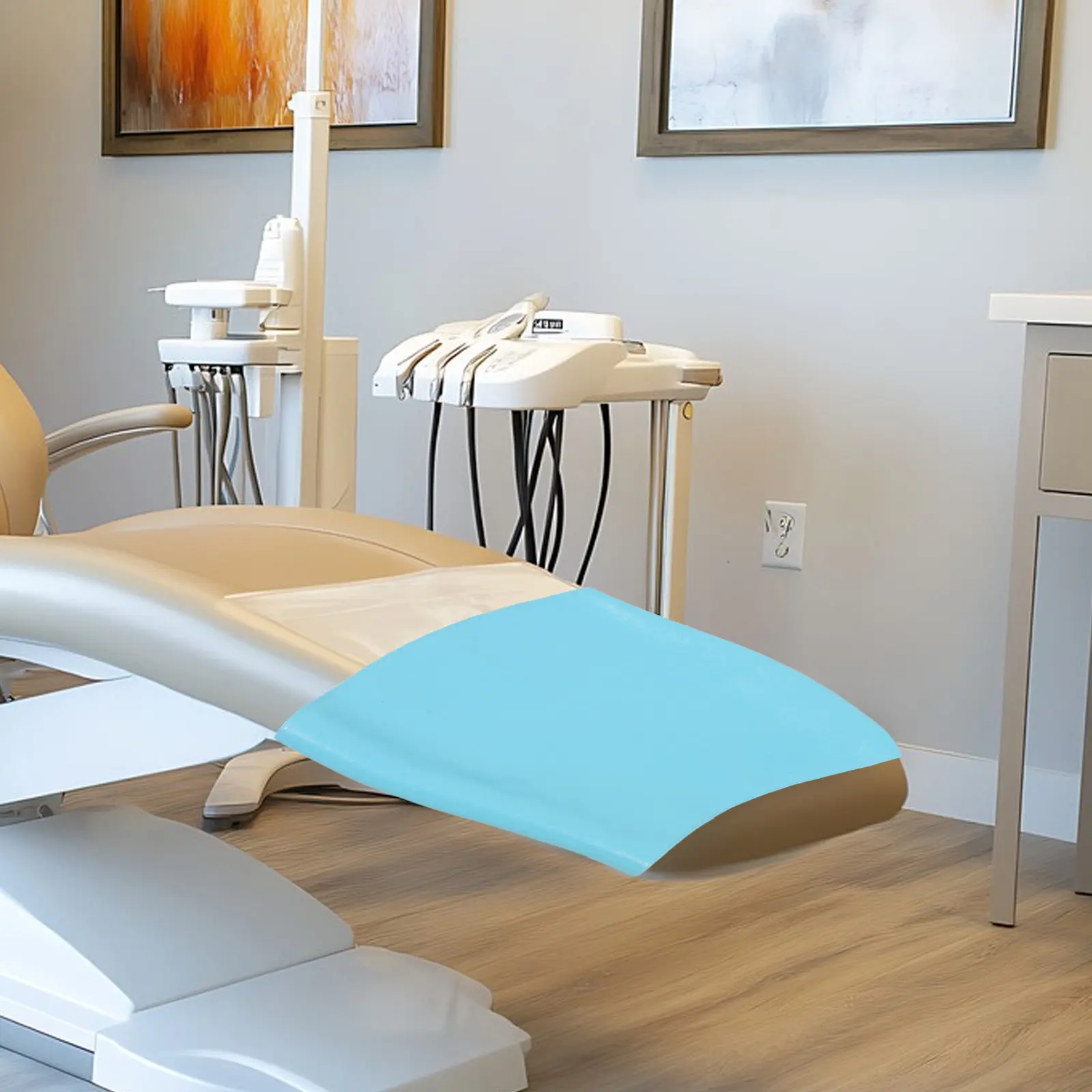 

Чехол для стоматологического кресла, небесно-голубой, многоразовый, водонепроницаемый, с эластичной лентой, нескользящий, для клиники