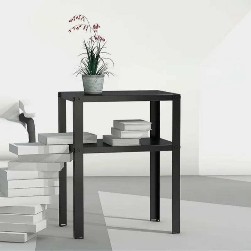 #￥Nordic Bedside Table Bedroom Furniture Bedside Shelves Sofa Corner Desk Bedroom Bedside Table Metal