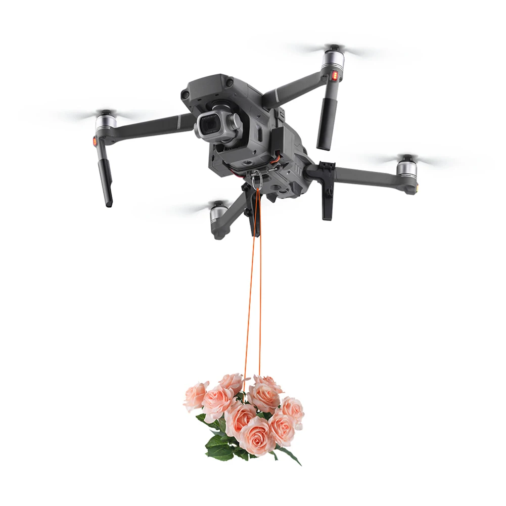 Wedding Ring Gift Deliver Quick Release Airdrop Device USB Rechargeable for DJI Mavic 2 Pro / Zoom Drone Accessories