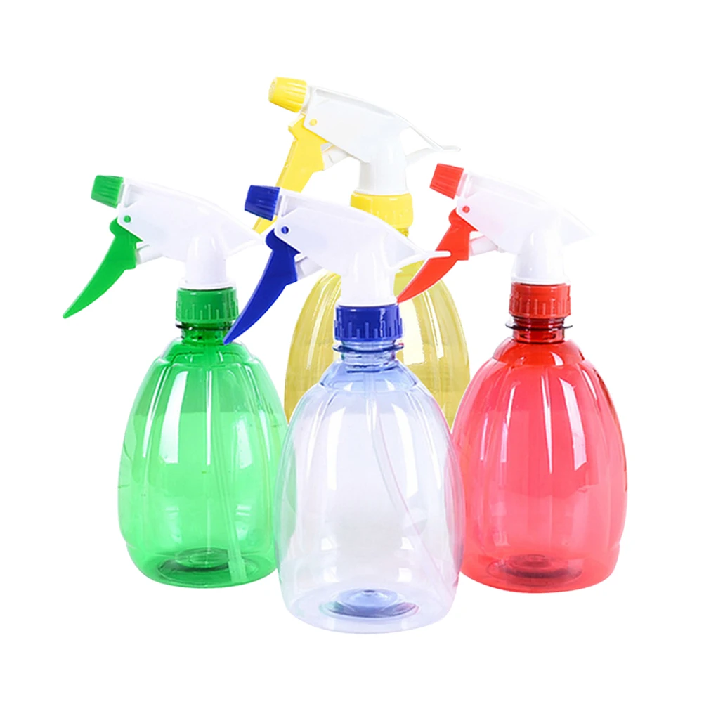 

4pcs 500Ml Hand Press Watering Can Lightweight Empty Spray Kettle For Garden Baking Multi Use Comfortable Grip Sprinkling
