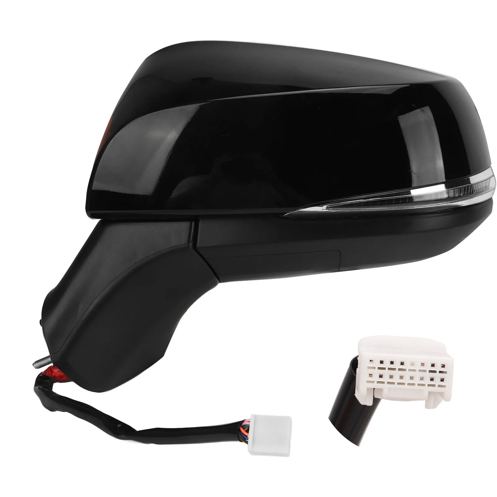 

Gloss Black Power Heated Side Mirror with Turn Signal BSM for Toyota RAV4 XA50 2019 2020 2021 2022