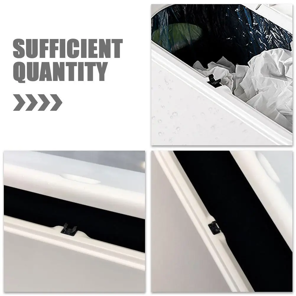  10 Pcs Pressure Clamp Garbage Can Trash Lock Replacement Buckles Locks Universal Bin for Plastic