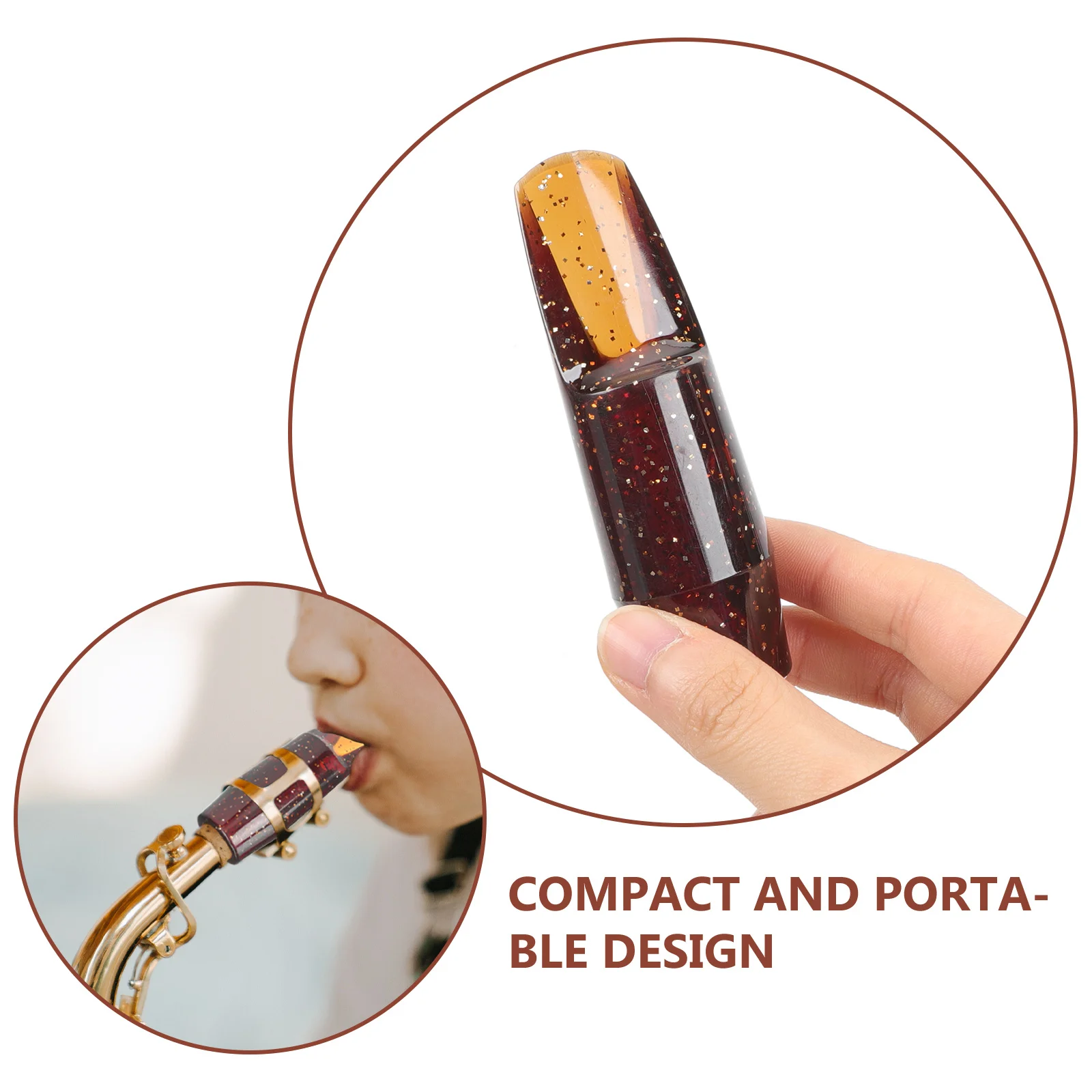 

Alto Saxophone Replacement Mouthpiece Durable Plastic Flute Head For Beginners Musical Instrument Parts Accessories Tools
