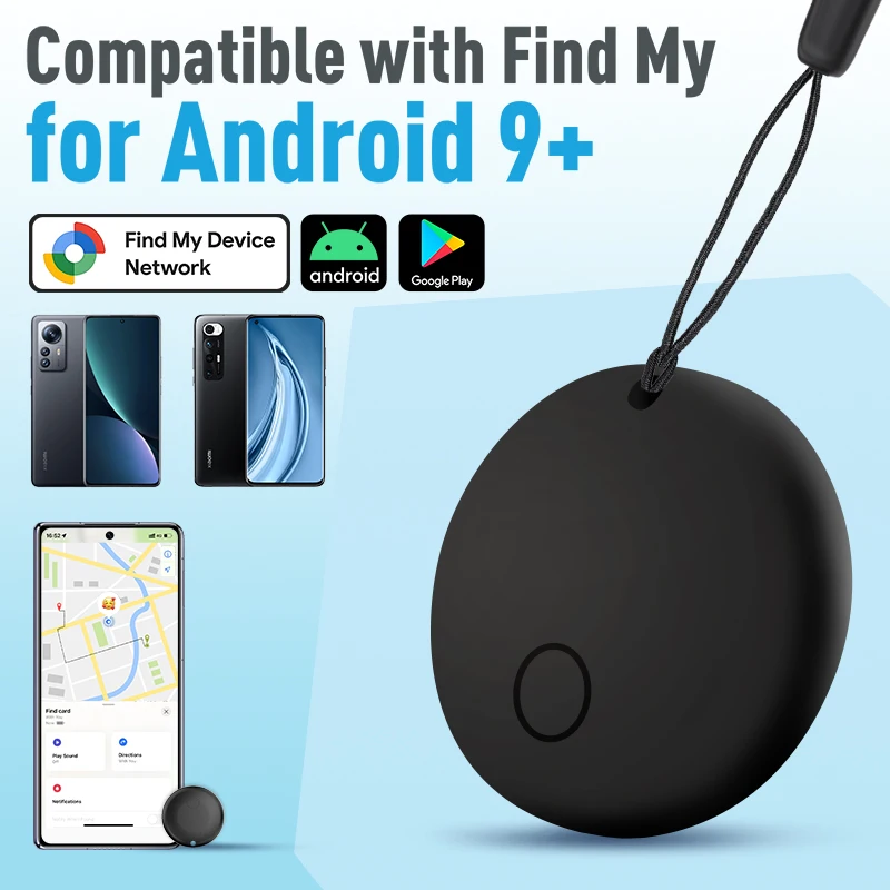 

CD Android Bluetooth Smart Tags: Умный трекер для поиска вещей с поддержкой приложения Google Find My Device, совместимый с Samsung Tag, для ключей, багажа, рюкзаков