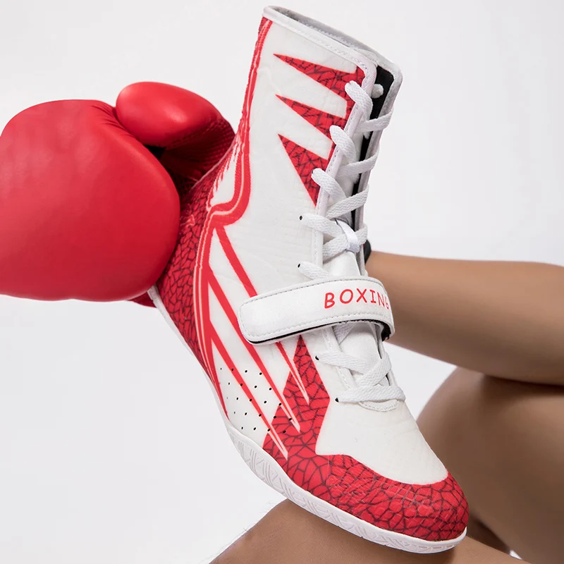 Professional Wrestling Boots Men Designer Boxing Sport Shoes Mens Luxury Brand Fighting Boots Youth Comfortable Wrestling Boots
