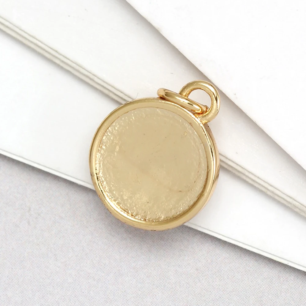 Gold plated Compass charms copper pendant for Diy Handmake Jewelry Trendy Necklace Jewelry Making Supplies