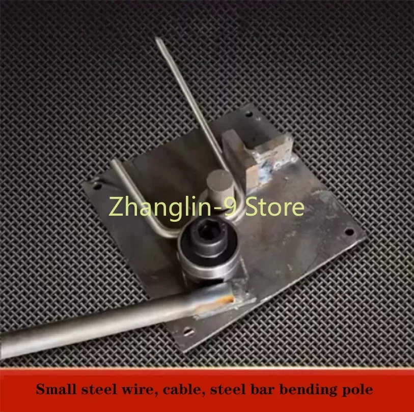 New 1-8mm Manual Steel Bar Bender Portable Construction Building Bending Machine Rebar Tool Deformed Rod Folding Machine