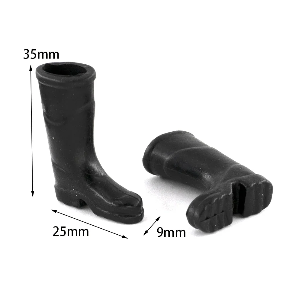 1/12 Doll House Miniature Rain Shoes Simulation Furniture Long Rain Boots Model Toy For Mini Decoration Dollhouse Accessories