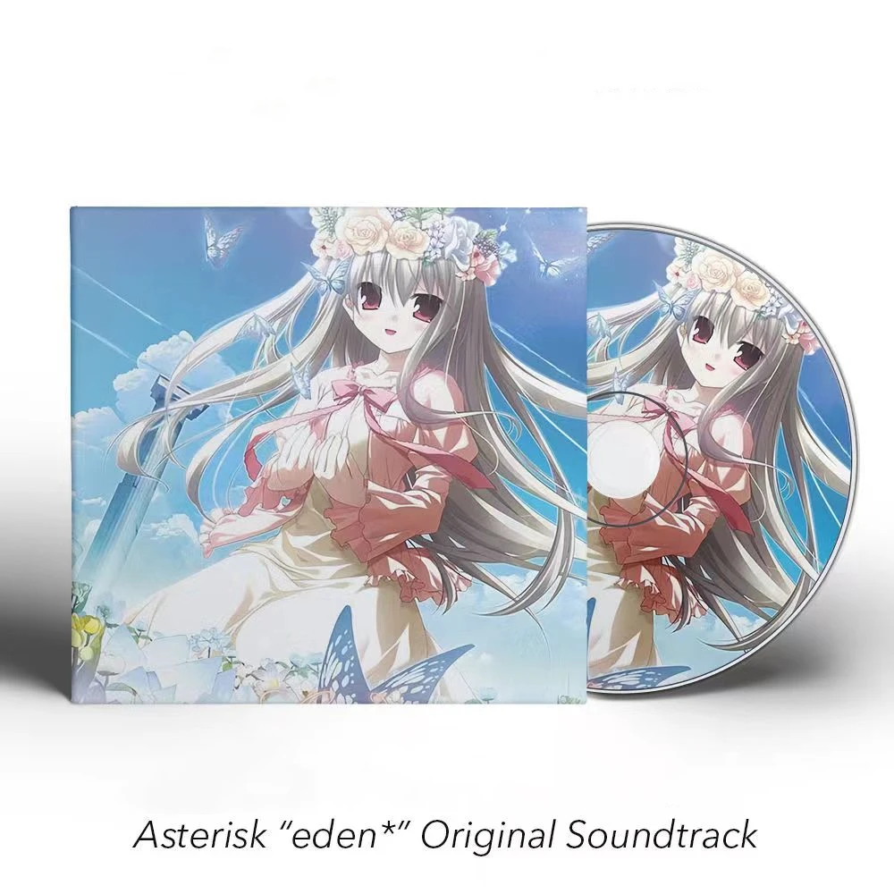 Anime Asterisk Eden Rasmus Faber Music CD Greatest Hits OST Album 2pcs Music Record Cosplay Walkman Car Party Soundtracks Box