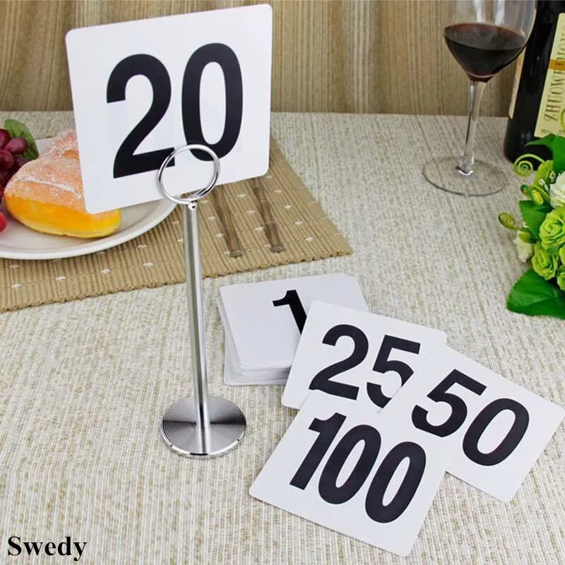 Metal Table Number Place Card Holder Name Card Display Rack Signage Wedding Photo Picture Clip Price Label Paper Talker