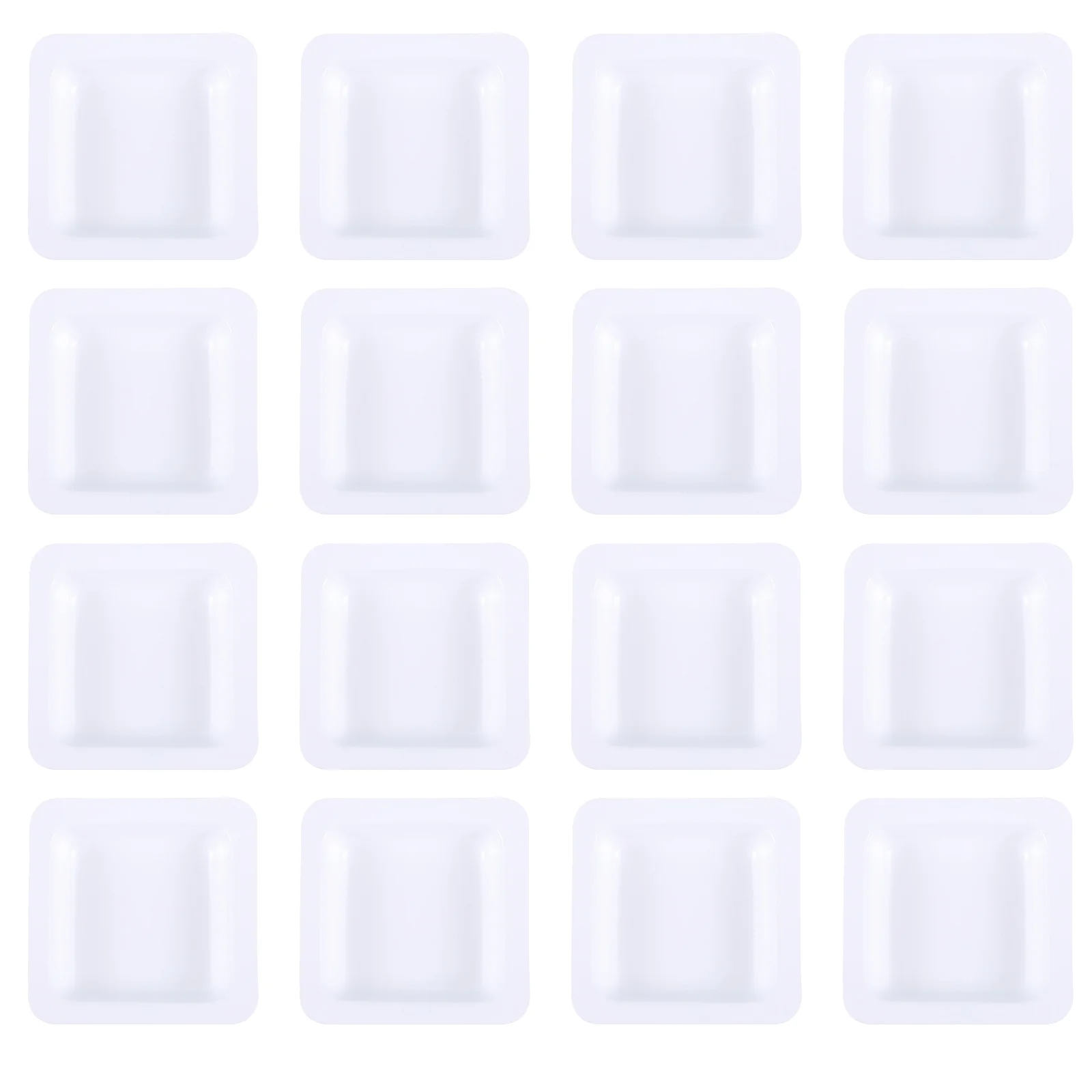 

50 Pcs Weighing Pan Anti-Static Tray Boat Jewelry Square Dish Plastic Plate for Labs