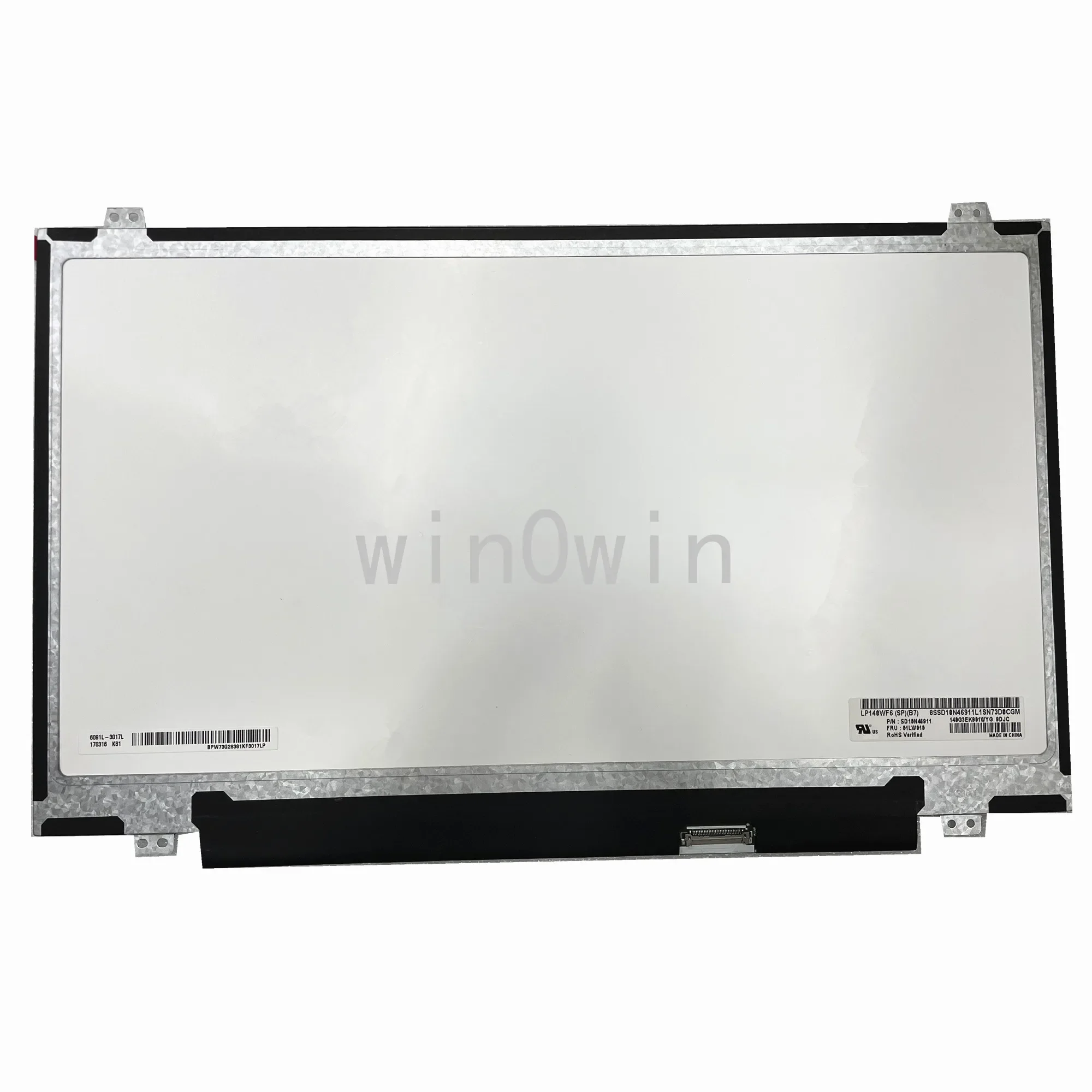 

LP140WF6 SPB7 1920*1080 EDP 30-контактный IPS подходит для LP140WF6 SPB2 SPB4 SPC2 N140HCE-EAB N140HCE-EAA NV140FHM-N31 N41 B140HAN02.0