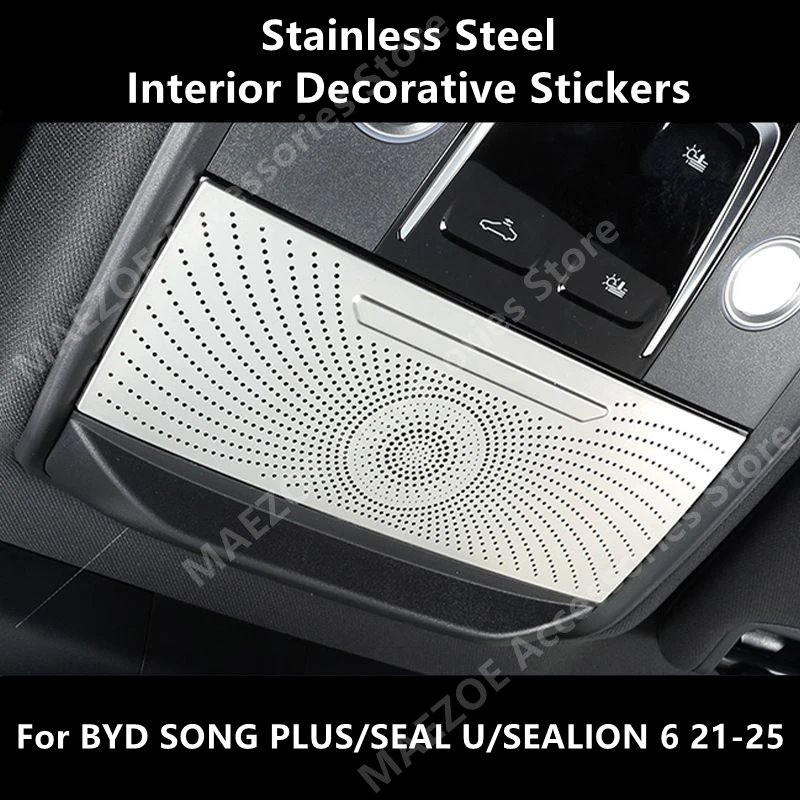 

For BYD SONG PLUS/SEAL U/SEALION 6 21-25 Interior Decorative Stickers,Car Interior Decoration Modification Accessories Refit