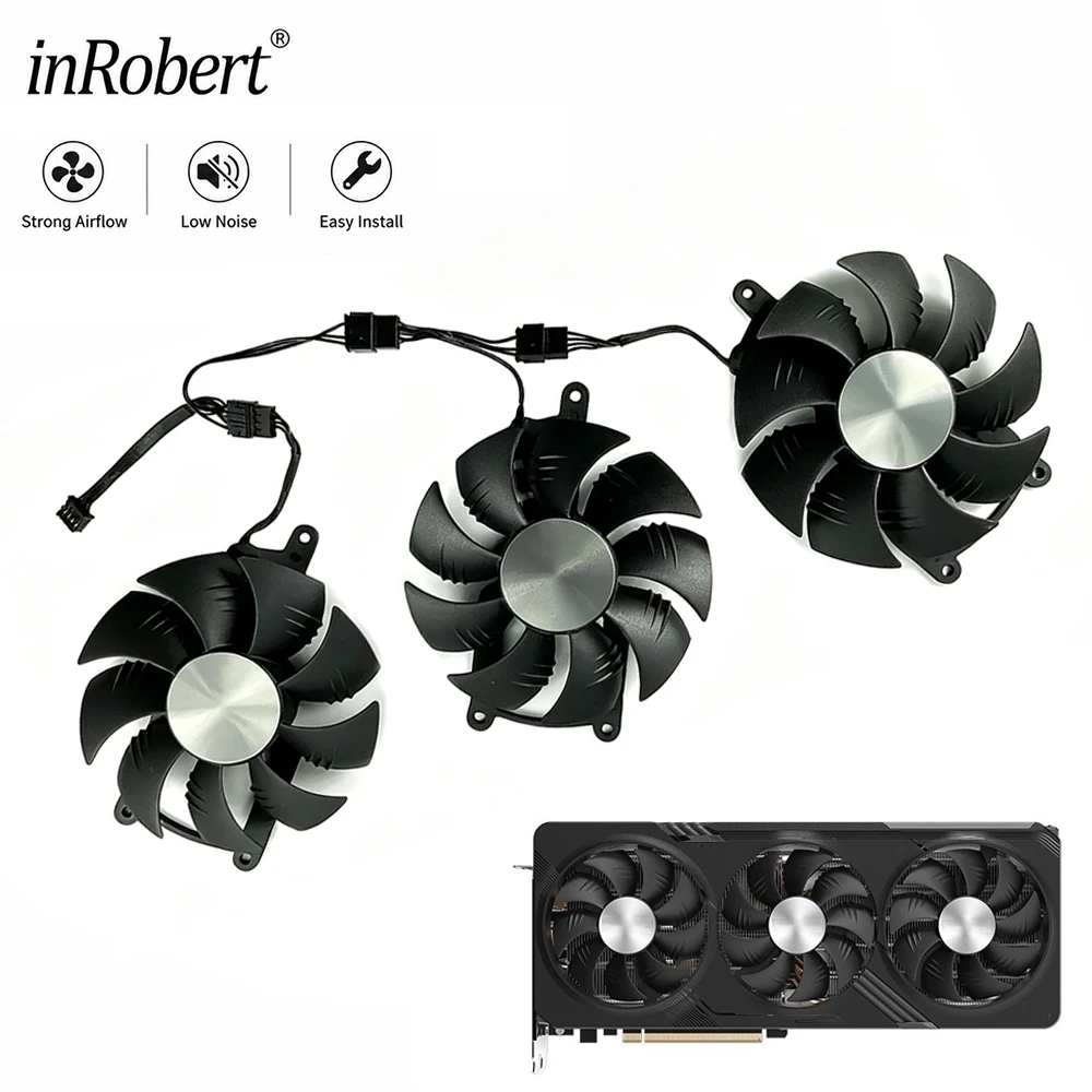 For Gigabyte RX 7700 7800 7900 XT Gaming GRE GFY09015H12SPA Video Card Fan 7700XT 7800XT 7900XT Graphics Card Cooling Fan