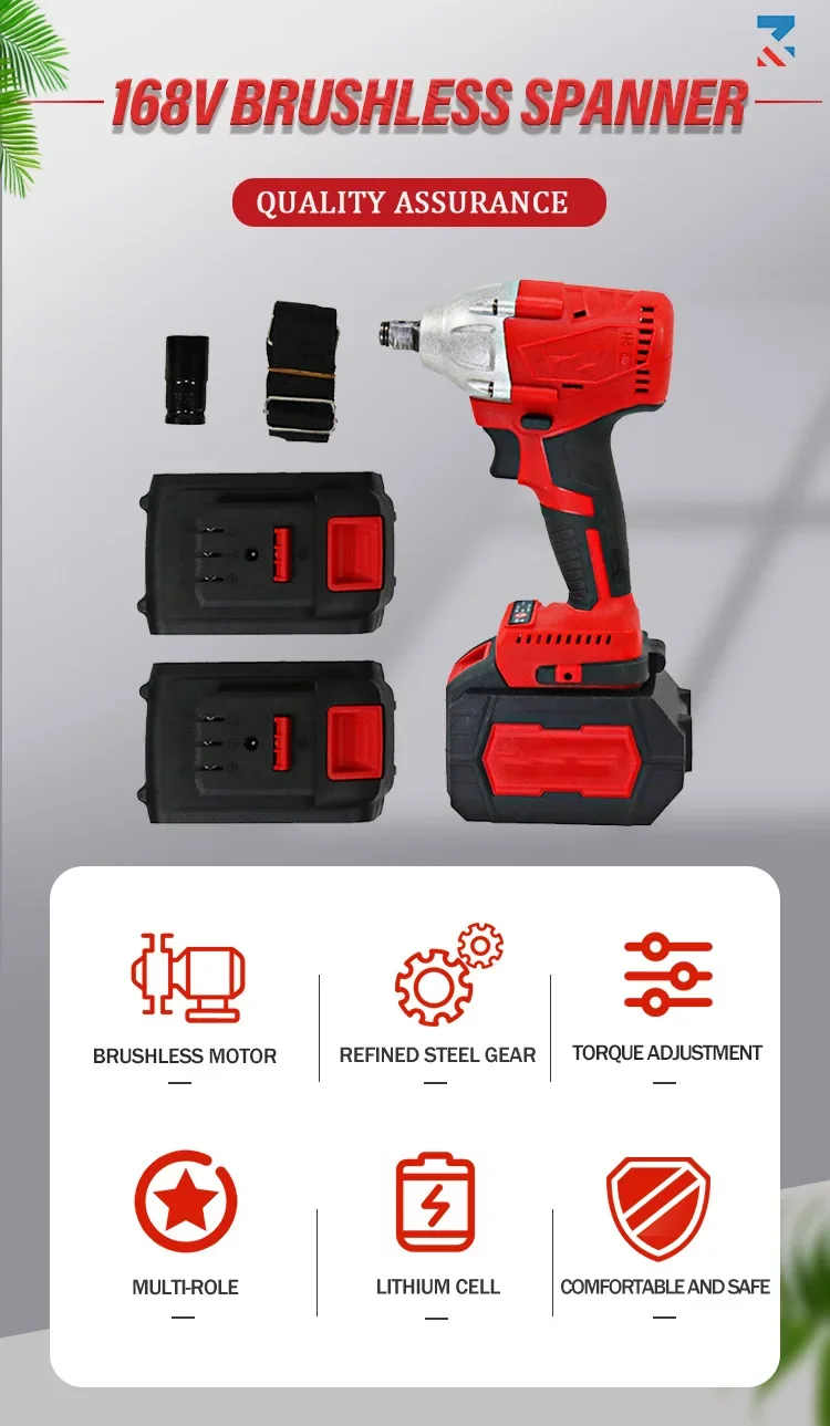 2023 Impact Wrench Cordless For Car Torque Control Electrical Spanner