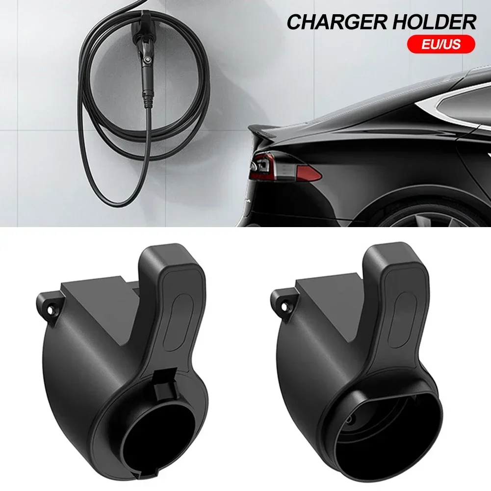 EV Charger Holder Wall Mount Charging Cable Organizer Car Charger Holder Type 1/Type 2 Cable Socket Charging Cable Holder