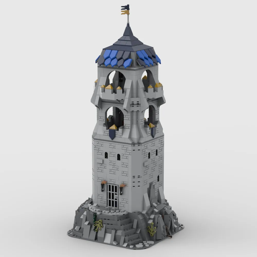

MOC-151395 Средневековый замок: Башня для часов — модульная с полным внутренним деталем 1420.