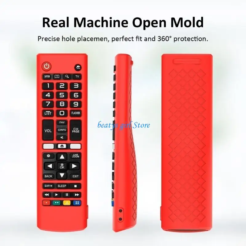 

C7AB Full Coverage Silicone Skin For AKB75095307 Television Remote Case Easy Access