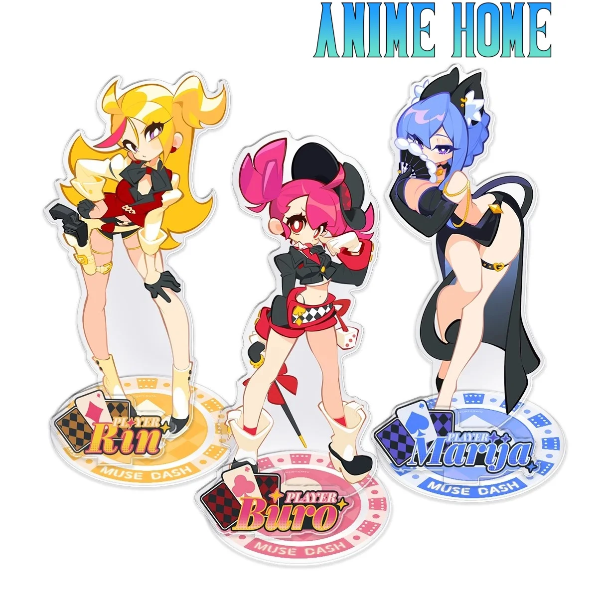 Official Game Muse Dash Buro Rin Marija Acrylic Stand Display Cosplay Original Kids Gift