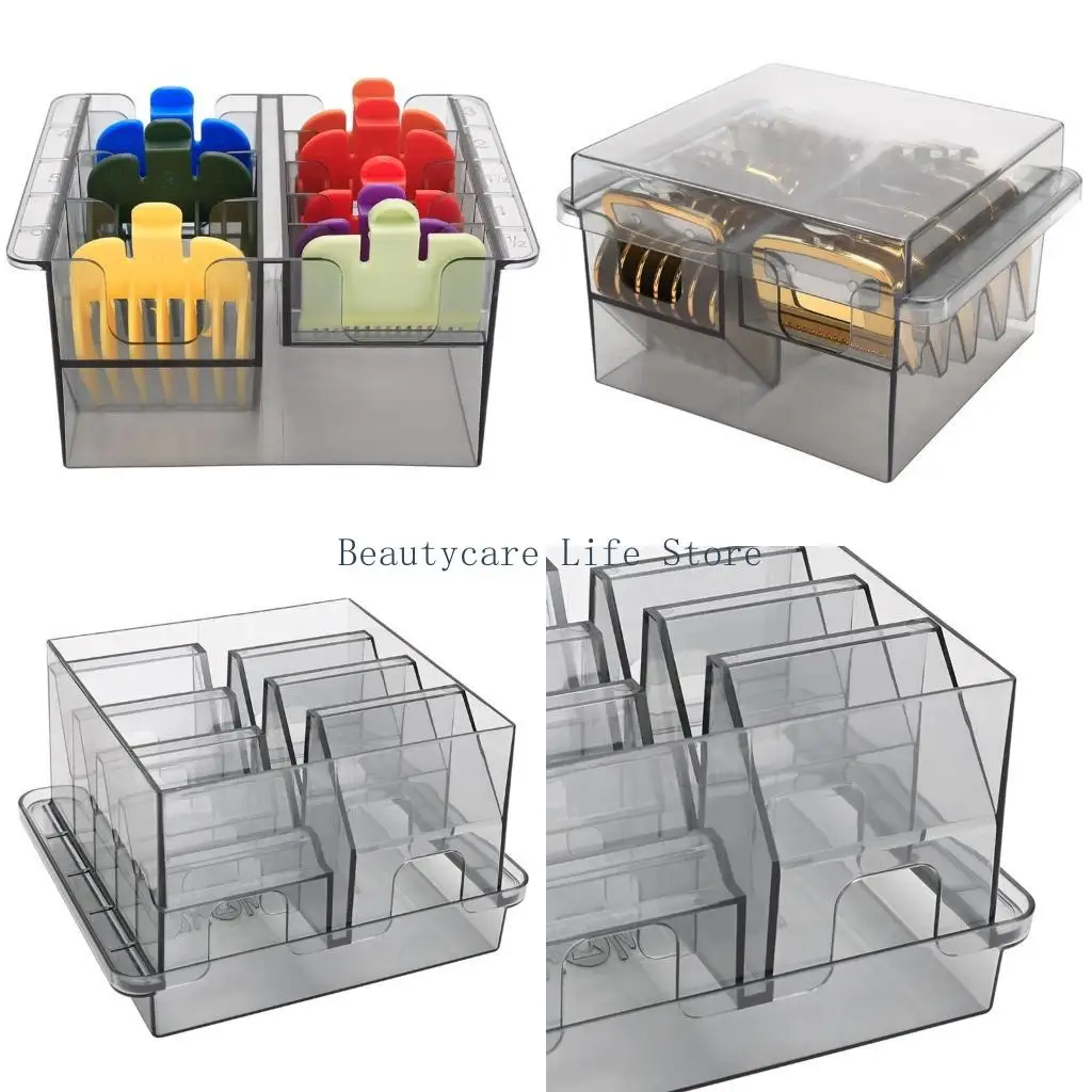652C Universal Clippers Guard Storage Case For Protecting And Organizing Hair Trimmer Attachments Home Or Travel