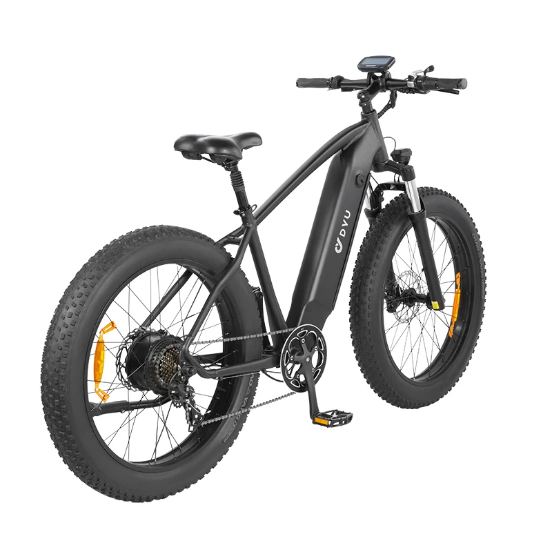 DYU King750 26 Inch Electric Mountain Bike Fat Tire 750W 48V 20AH Battery 7 Speed Gears