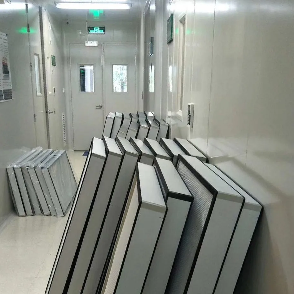 H13/H14 Best Selling High Efficiency air Filter Mini Pleat HEPA air Filter