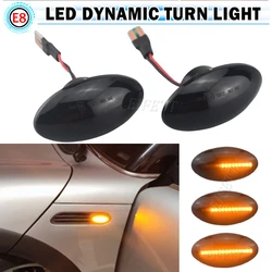 1Pair Useful For BMW MINI Cooper R50 R52 R53 Dynamic LED Side Marker Light Sequential Turn Signal Lamp 2004 2005 2006 2007 2008