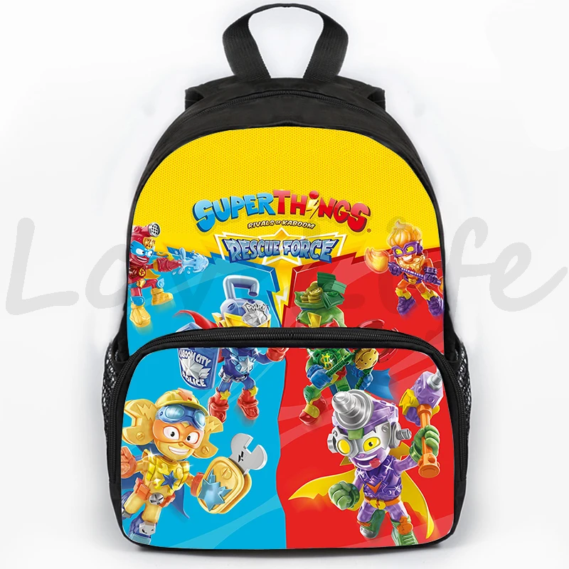 

New Super Zings Backpack Boys Girls Cartoon School Bag Children Daypack SuperThings Bag Mochilas Back to School Bookbag Rucksack