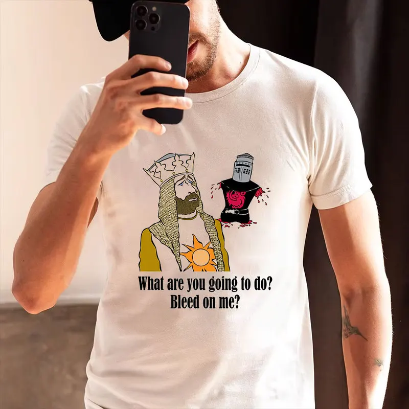 THE HOLY GRAIL FAN ART! Funny Monty Python Gift T-shirt Short Sleeve Tee British Comedy Graphic clothes US size Tops S-6XL