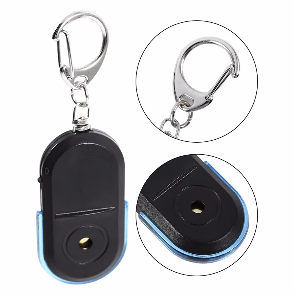Wireless 10m Anti-Lost Alarm Key Finder Locator Keychain Whistle Sound Mit LED Licht Mini Anti Verloren Schlüssel finder