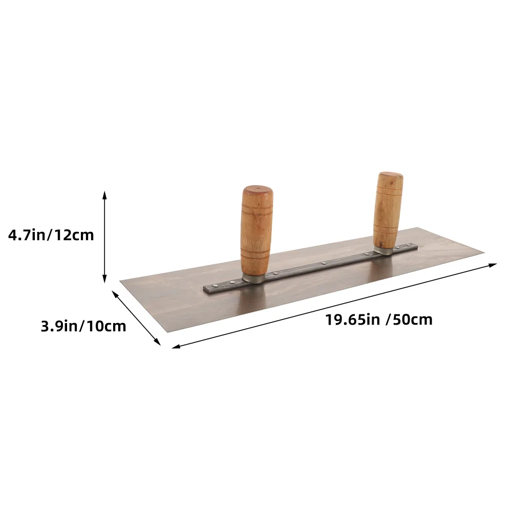 مقبض مستقر لوحة كبيرة مجرفة متعددة الأغراض أداة البناء البناء الطوب الاسمنت التشطيب مجرفة البناء المعجون القاطع
