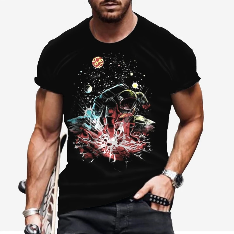 

3D Camouflage T-Shirt Men Clothes Outdoor Fashion Casual O Neck Short Sleeve Summer Street Oversized Men Outdoor Sport T Shirts