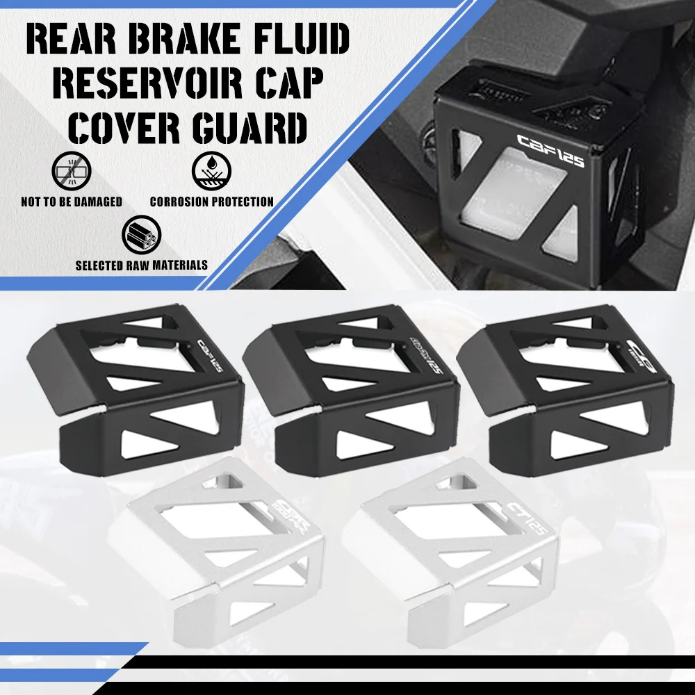 

2025 2024 For Honda NT1100 CRF1100L AFRICA TWIN ADVENTURE CT125 GROM125 Motorcycle Rear Brake Fluid Reservoir Cap Guard Cover