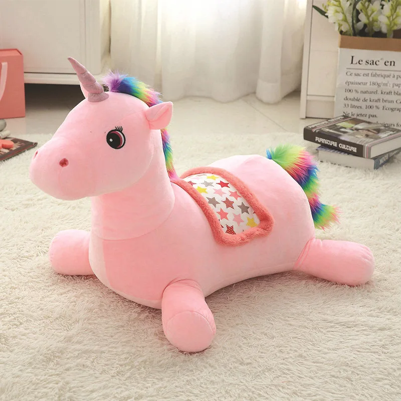 Neue Baby Einhorn Sofa Hocker Cartoon Couch kinder Plüsch Spielzeug Stuhl Kleinkind Nest Geburtstag Geschenk Kindergarten Schule Dekoration