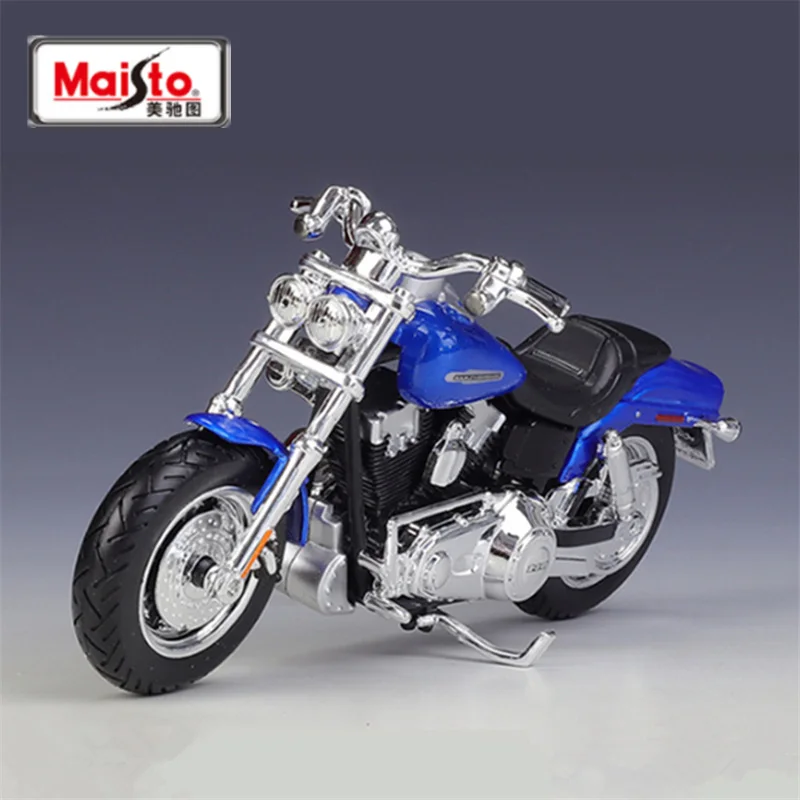 

Maisto 1:18 Harley 2009, FXDFSE CVO Fat Bob, модель спортивного мотоцикла из сплава, литая под давлением металлическая уличная модель мотоцикла для отдыха, подарок для детей