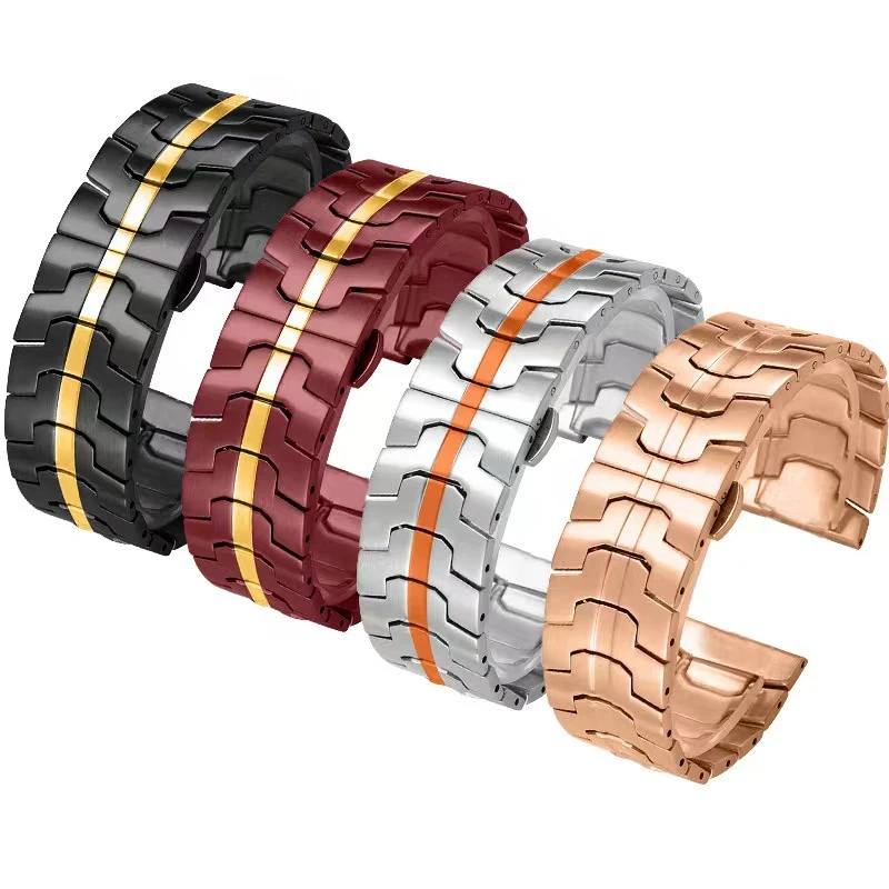 22mm 20mm Metal Band For Samsung Galaxy Watch 7 6 5 4 44mm 40mm Stainless Steel Strap Mens Bracelet For Galaxy 6 Classic 43 47mm