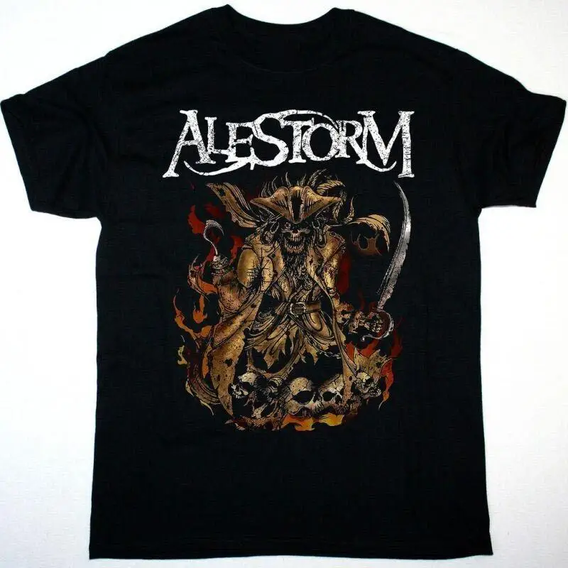 Alestorm We Are Here To Drink Your Beer Cotton Black For Men T Shirt