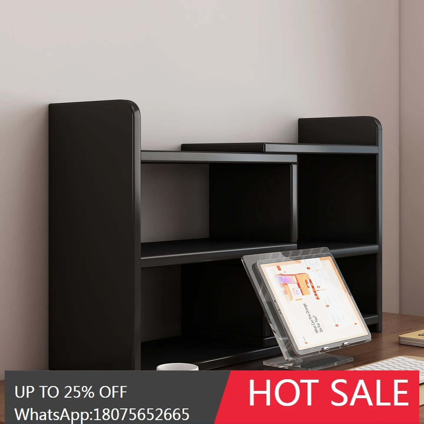 

MJY Solid Wood Bookshelf Storage Rack Desk Multi-layer Storage Corner Cabinet