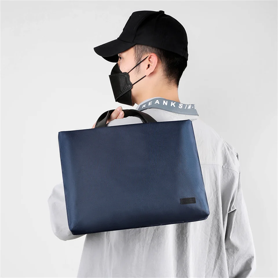 Man Messenger Bags Vintage Nylon Handbag Male Buisness Bag Attache Laptop Case Office Designer Briefcase