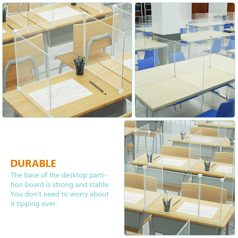 Privacy Student Desks Clear Sneeze Divider Folder Desk Shield Desktop Testing Panel Study Carrel Classroom School