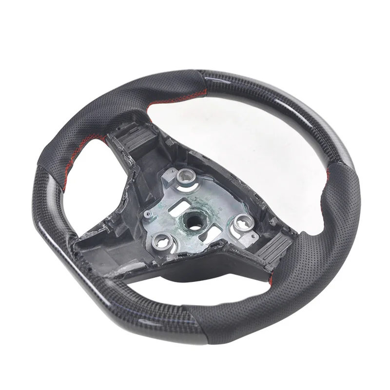 Suitable for Tesla Model Y 3, carbon fiber steering wheel, sporty design