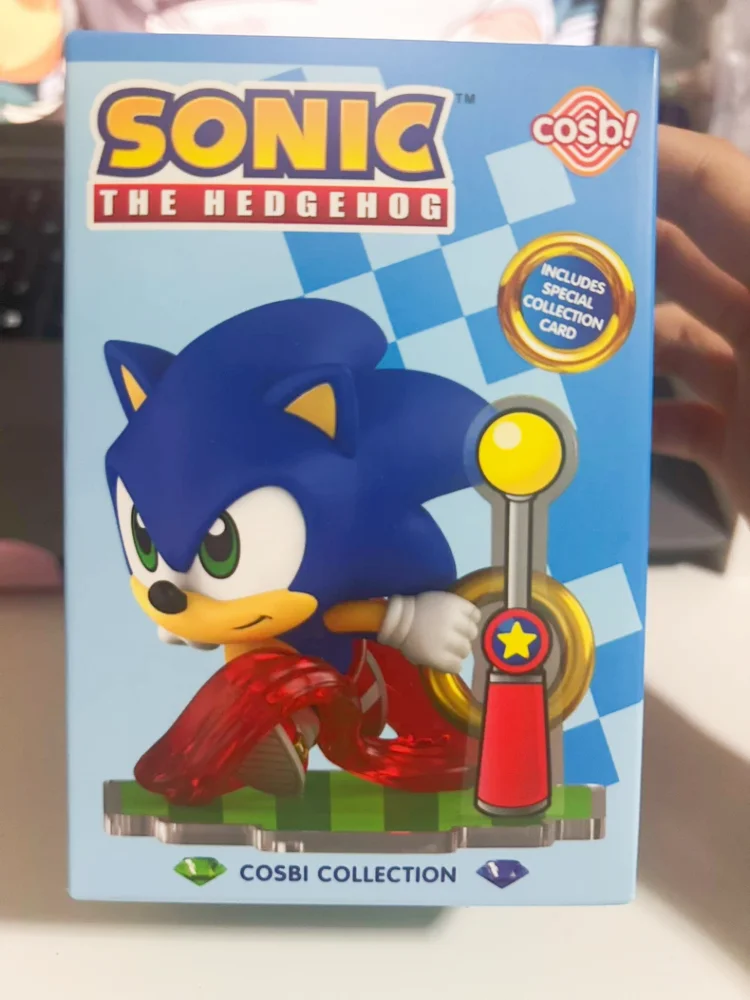 Original Hot Toys Hedgehog Sonic Cosbaby Action Figures Model Doll
