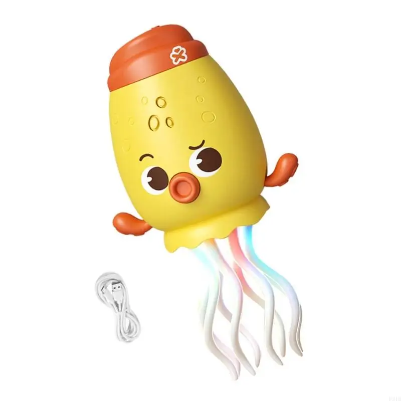 Interactive Musical Cuttlefish Toy Safe Dancing Animal Music Toy with Flashing Light for Toddler Family Gatherings Fun P31B