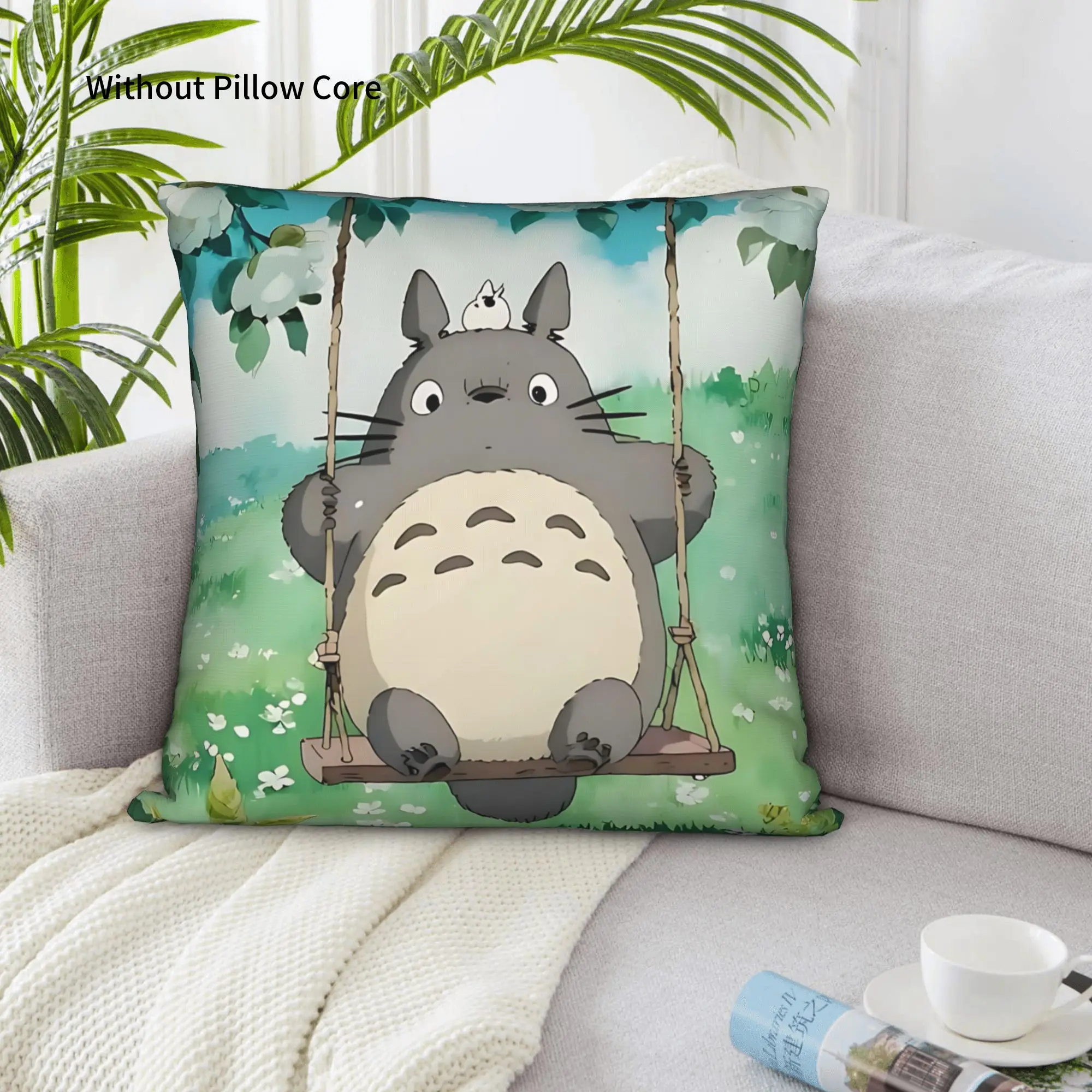 1PC My Neighbor Totoros Pillow Case Home Decor Items Double-Sided Printing  Sofa Cushion Bedroom Bedside Pillow