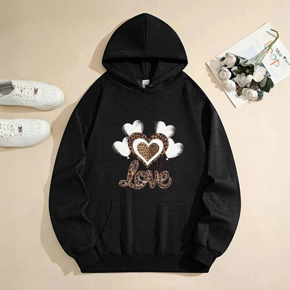 

Y2K теплый пуловер с принтом, осенне-зимняя толстовка с капюшоном на утолщенной флисовой подкладке, осенне-зимняя женская одежда унисекс