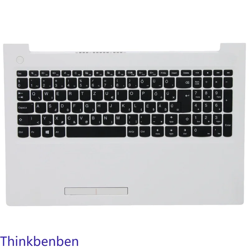 Funda superior para teclado blanco húngaro HU, cubierta con reposamanos para Lenovo Ideapad 510 15 310 15 15IKB 15ISK 15IAP 15ABR 5CB0L80864