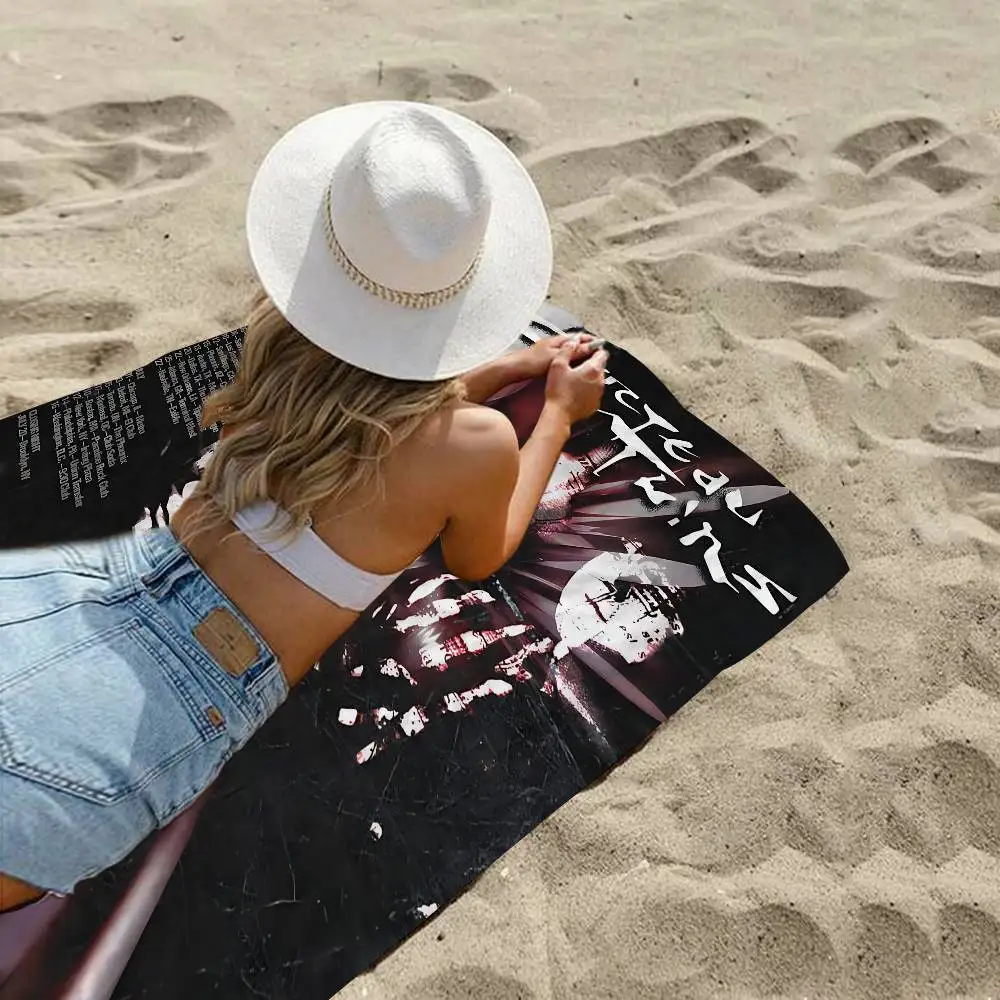 Band C-Cocteau Twins Microfiber Blanket Quick Drying Beach Towels Oversized Printing Super Absorbent Pool Towel Blanket