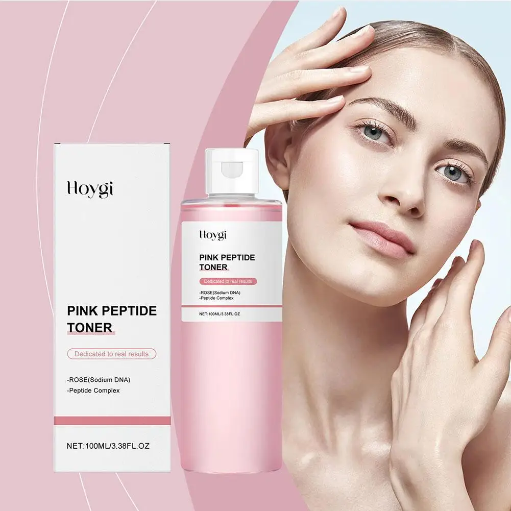 

Тоник Pink Peptide I Розовый сияющий тоник для повышения кожи, успокаивания и успокаивания, неравномерного тона кожи, Rose PDRN и пептидов